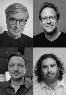 Gilles Corbeil, Olivier Calvert, Stéphane Bergeron, Bernard Gariépy Strobl