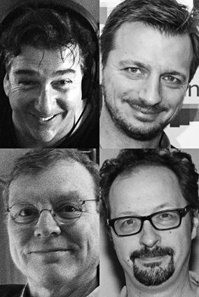 Mario Auclair, Stéphane Bergeron, Marcel Pothier, Christian Rivest