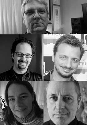 Raymond Vermette, Christian Rivest, Stéphane Bergeron, Julie Dufour, Guy Pelletier